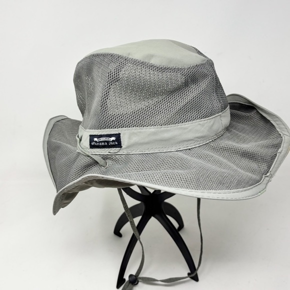 Panama Jack Other - PANAMA JACK Men’s Gray Polyester & Nylon Weather Sun Shade Boonie Bush Hat Sz L
